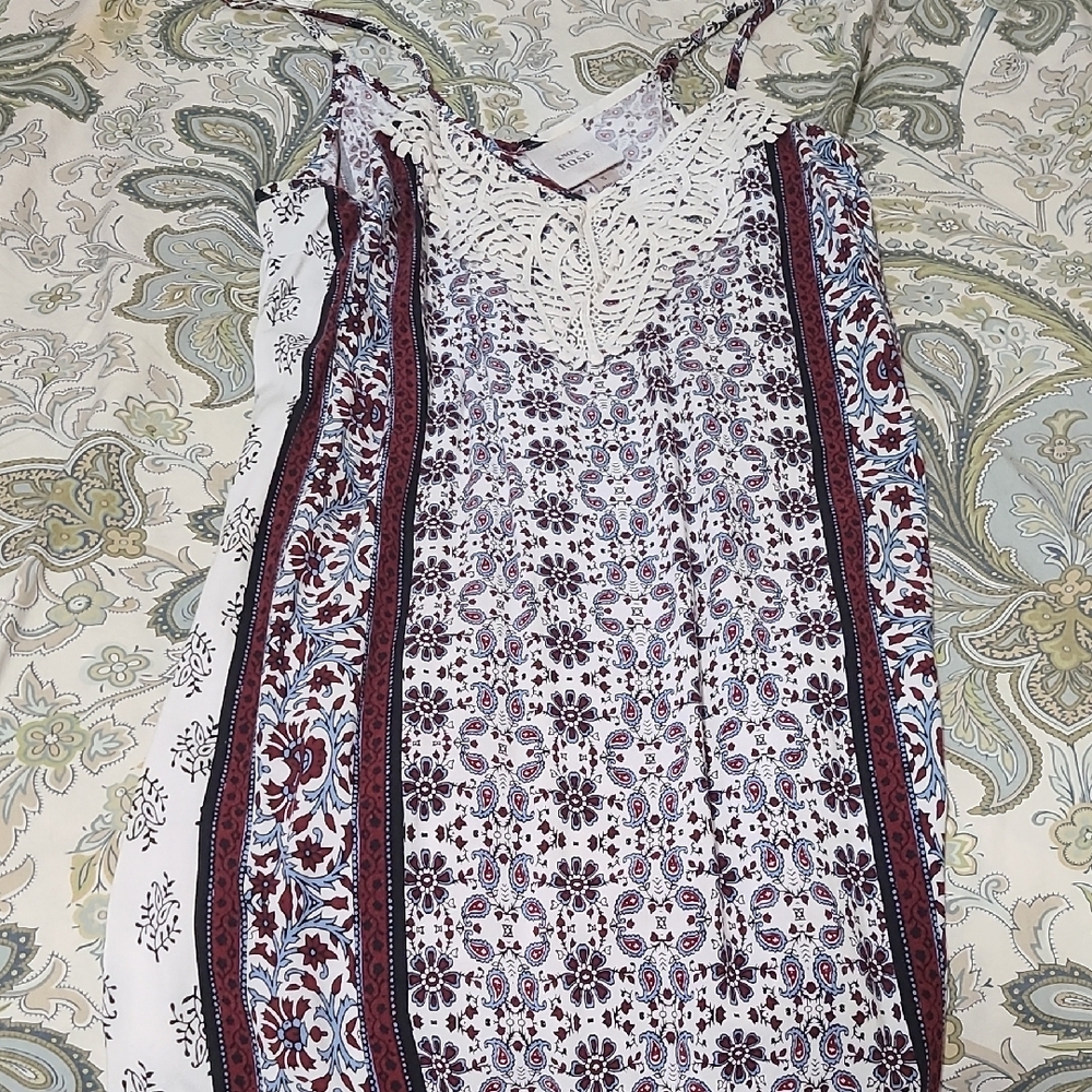 Knox Rose Bohemian Floral Print Dress